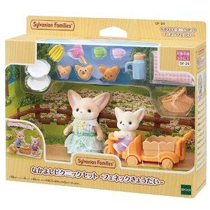 Calico Critters Fennec FOX Picnic Set Tricycle Sylvanian Families Japan